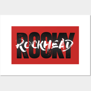 Official ROCKY ROCKHEAD Merch - Logo (Variant #1) Posters and Art